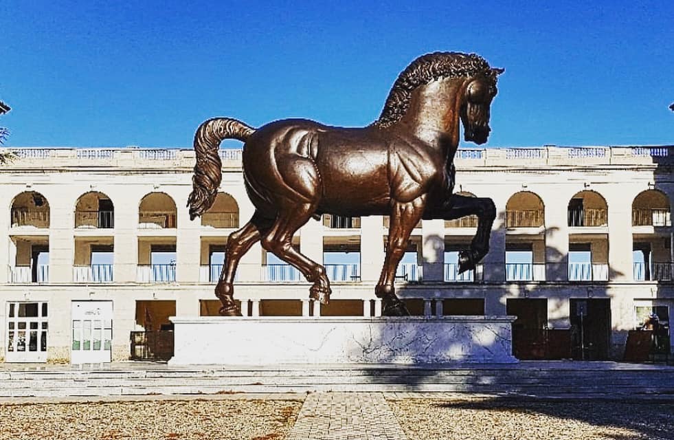 Cavallo in bronzo di Leonardo da Vinci