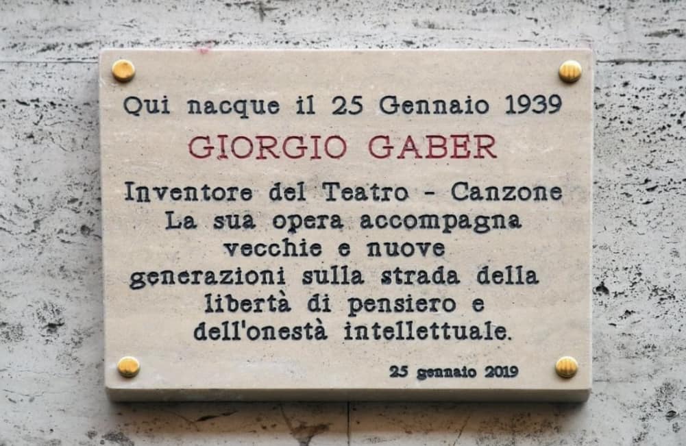 La casa di Giorgio Gaber a Milano