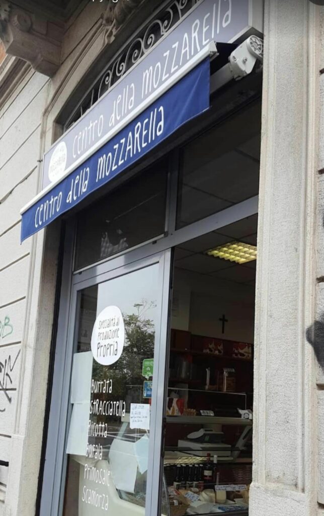 Centro della mozzarella
